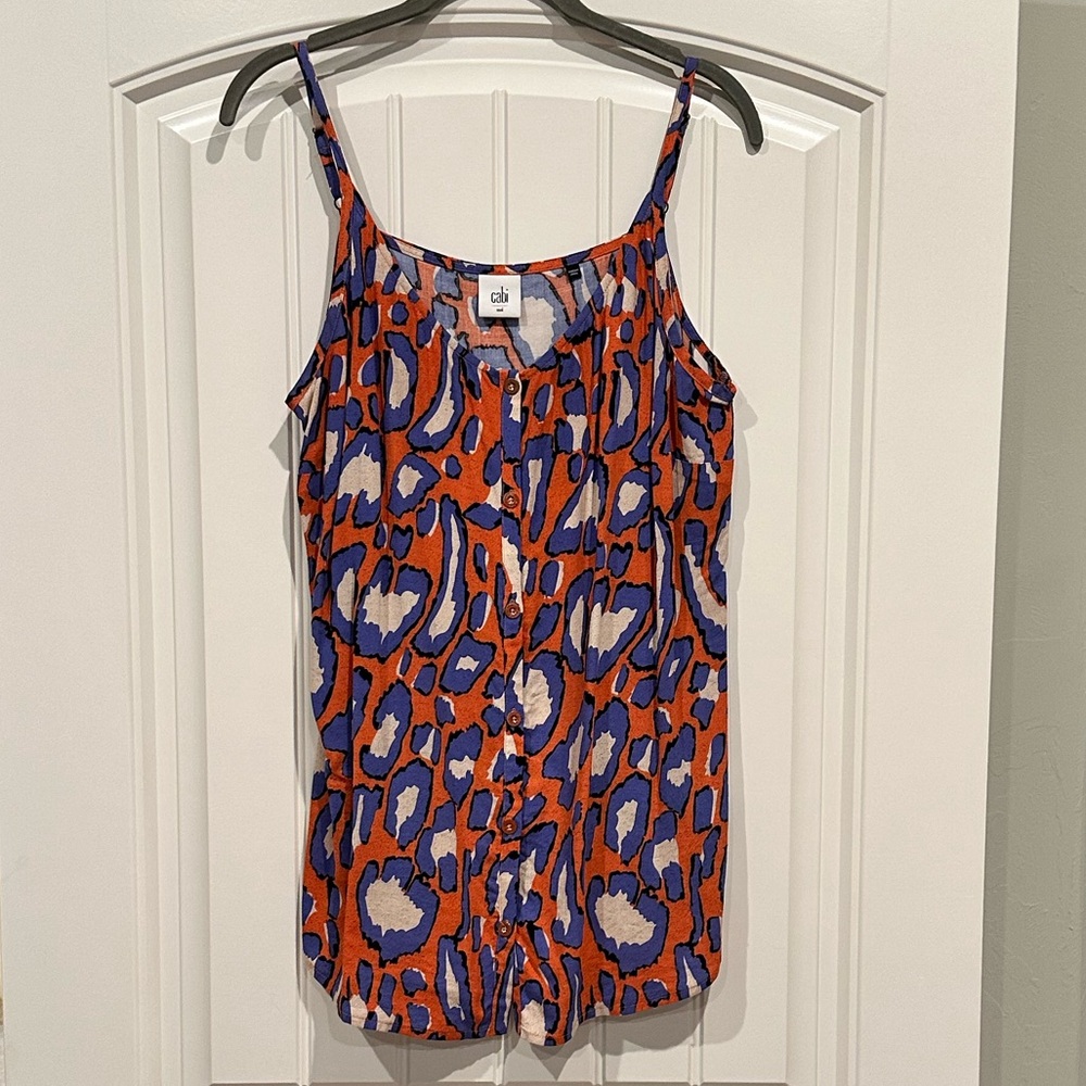 Cabi Style #5040 Size M Spaghetti Strap Blouse